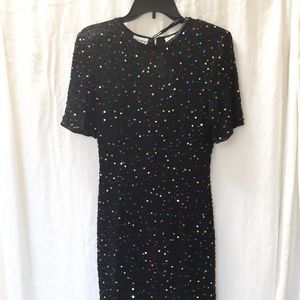 Vintage silk stenay dress
